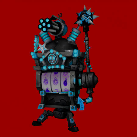 RIG + Anim 3D ! (pas mon model) Animation de stand et d'attaque pour le model pour pouvoir l'utiliser en stream lors d'un concept "casino" troll (pour Général Mass)