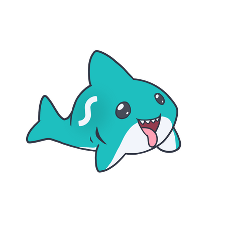 Peluche animée pour une sponso SurfShark !
